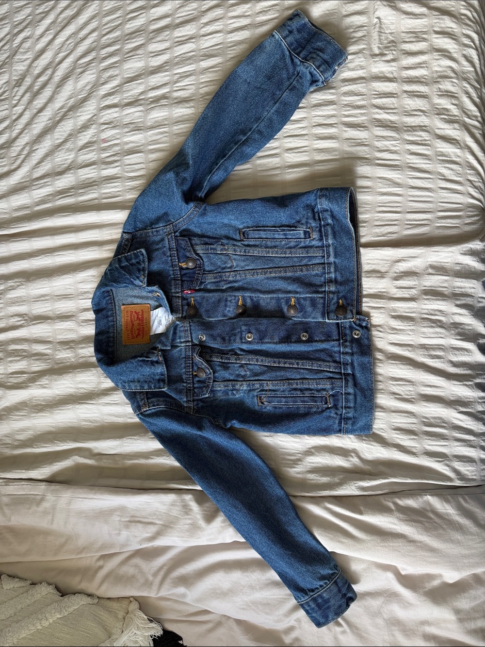 Levi's Kids Dark Blue Denim Jacket